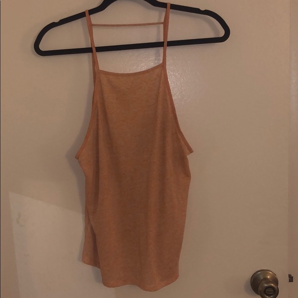 Heather orange open back tank - Picture 4 of 5
